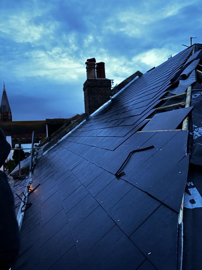 Storm damage repair in Battersea