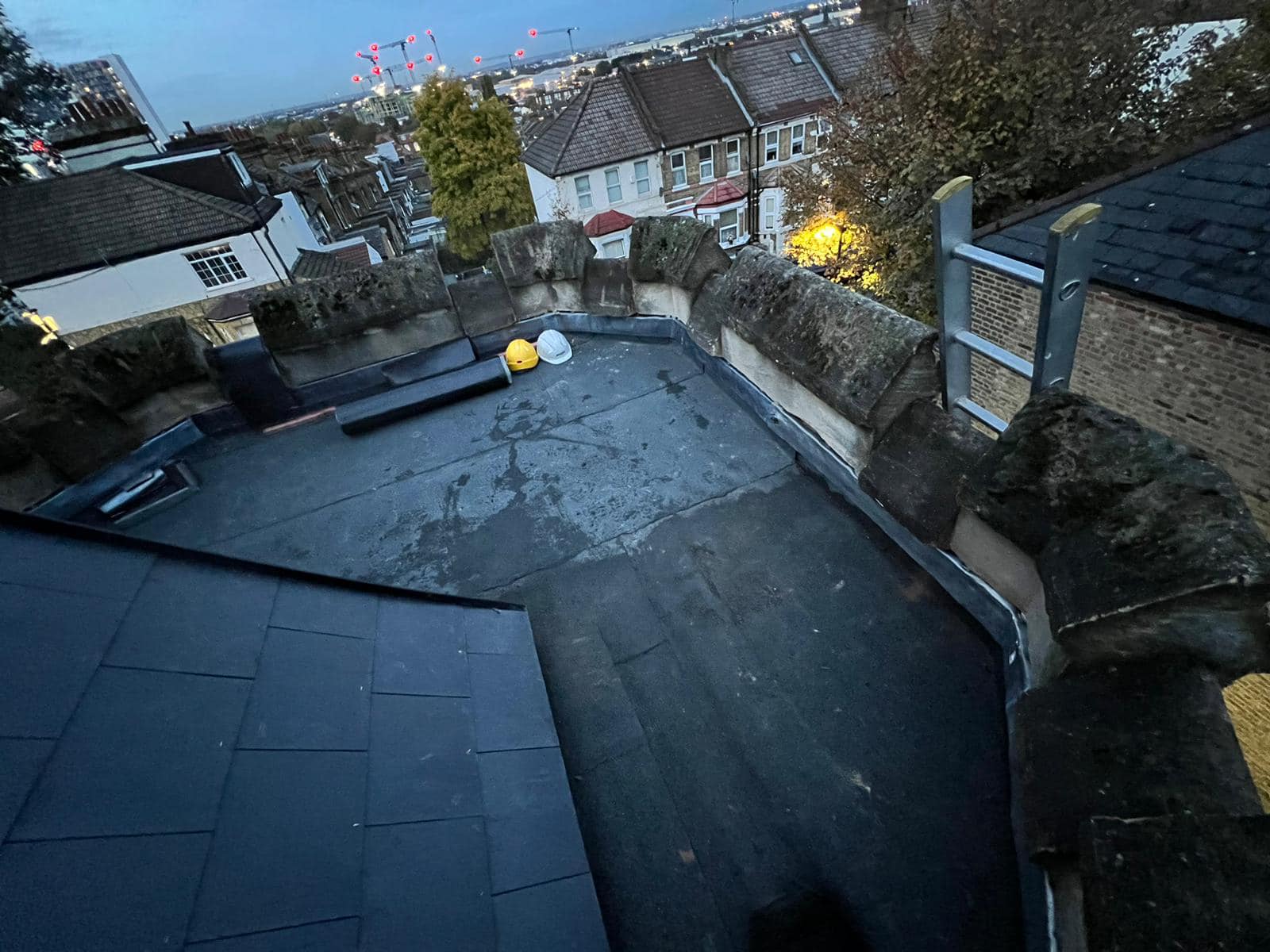 Flat roof replacement in Croydon