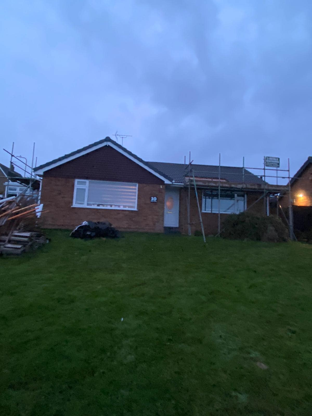 Storm damage repair in Battersea