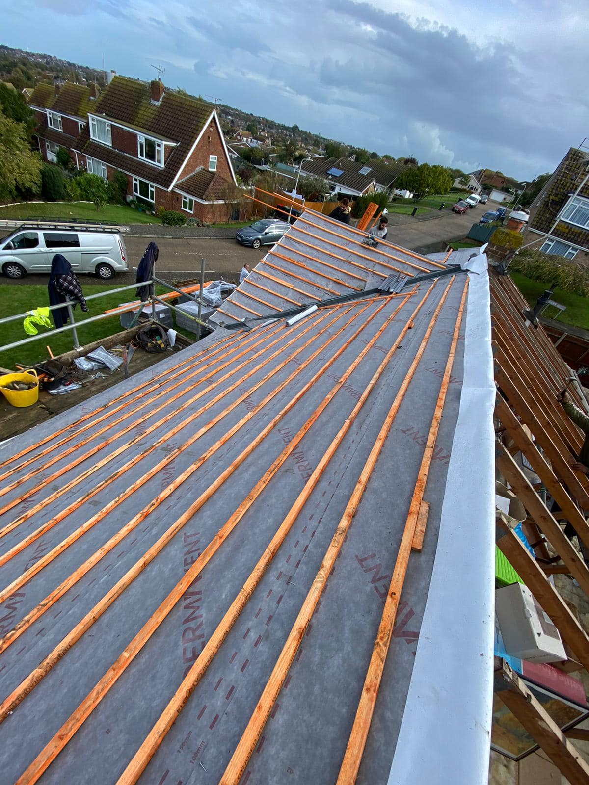 Storm damage repair in Battersea