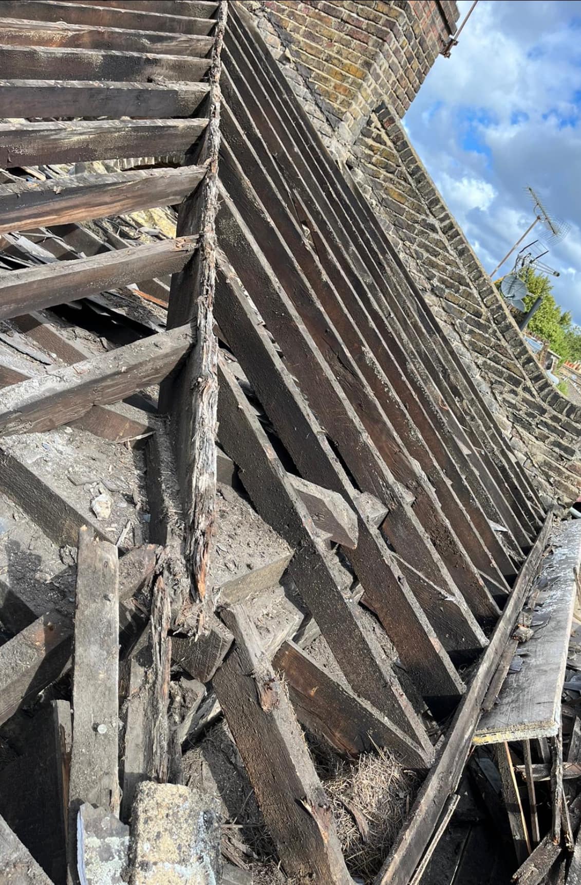 Lead flashing in Westminster