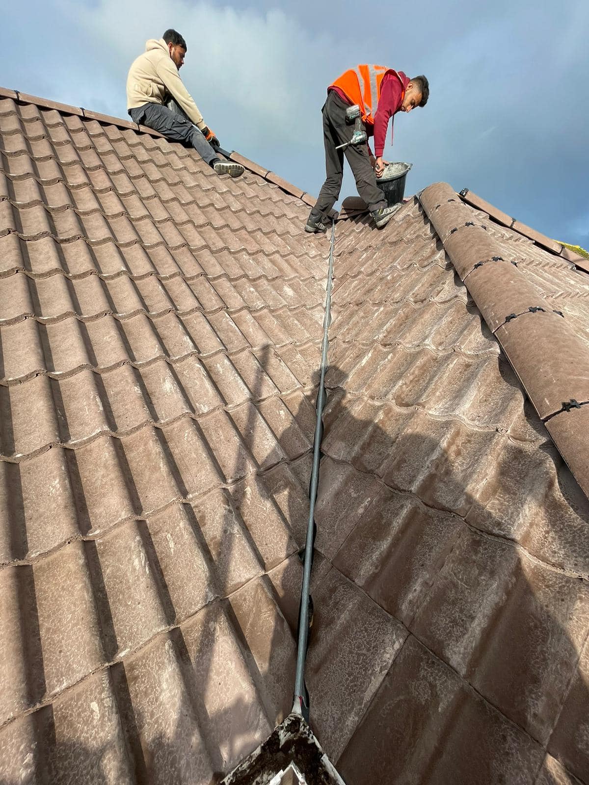 Slate roof restoration in Greenwich