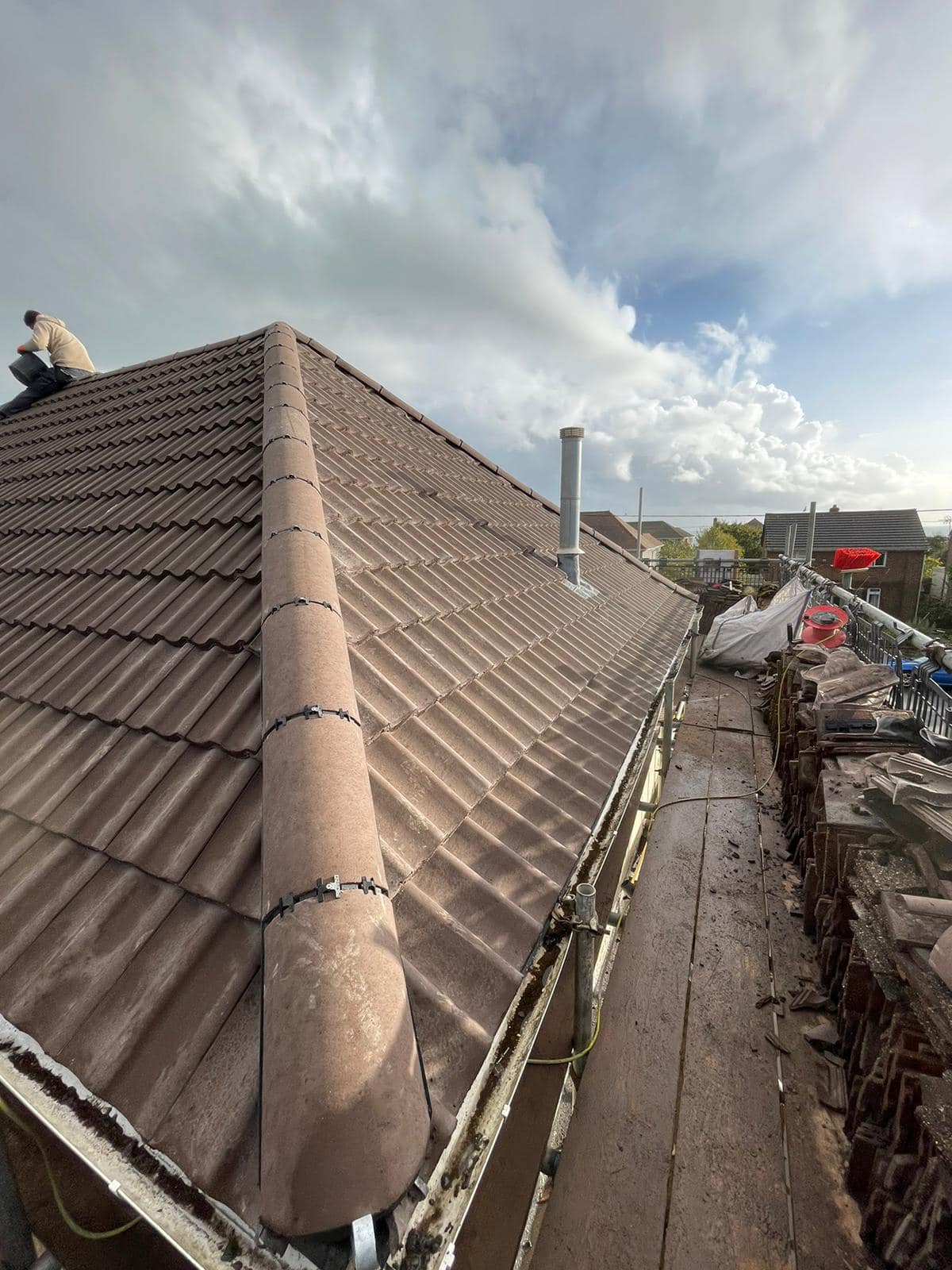 Lead flashing in Westminster