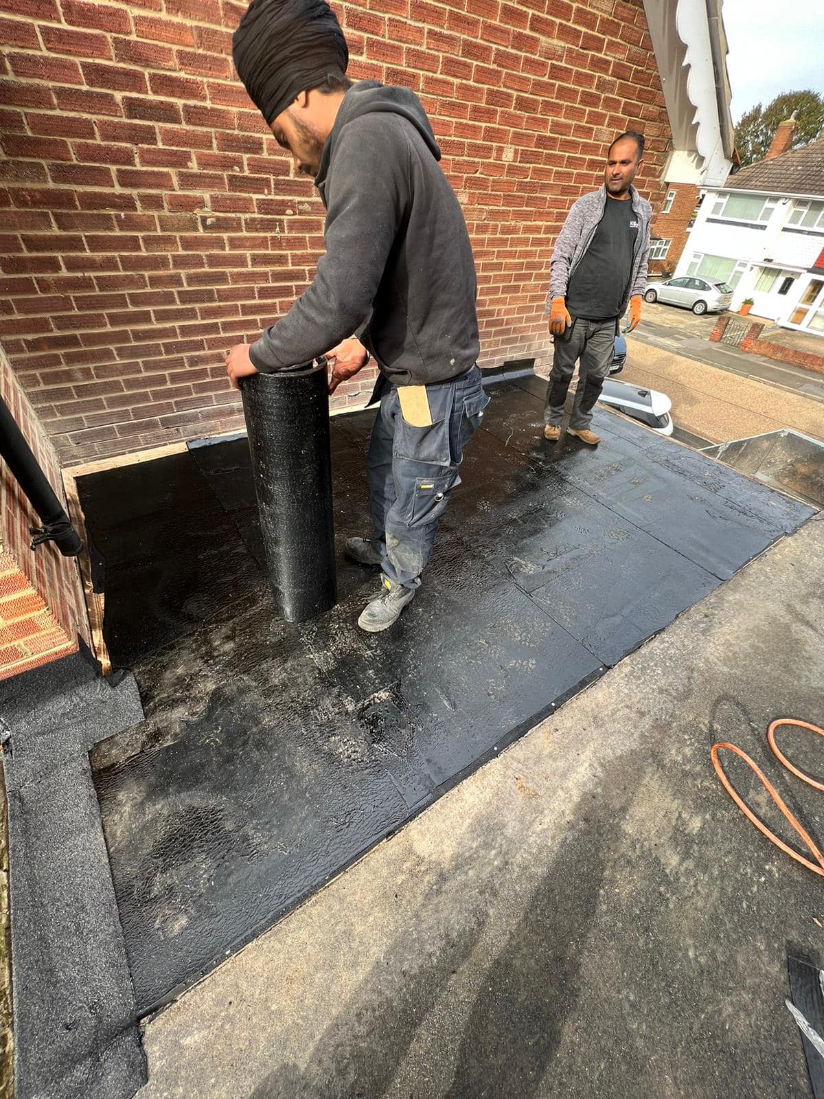 Flat roof replacement in Croydon