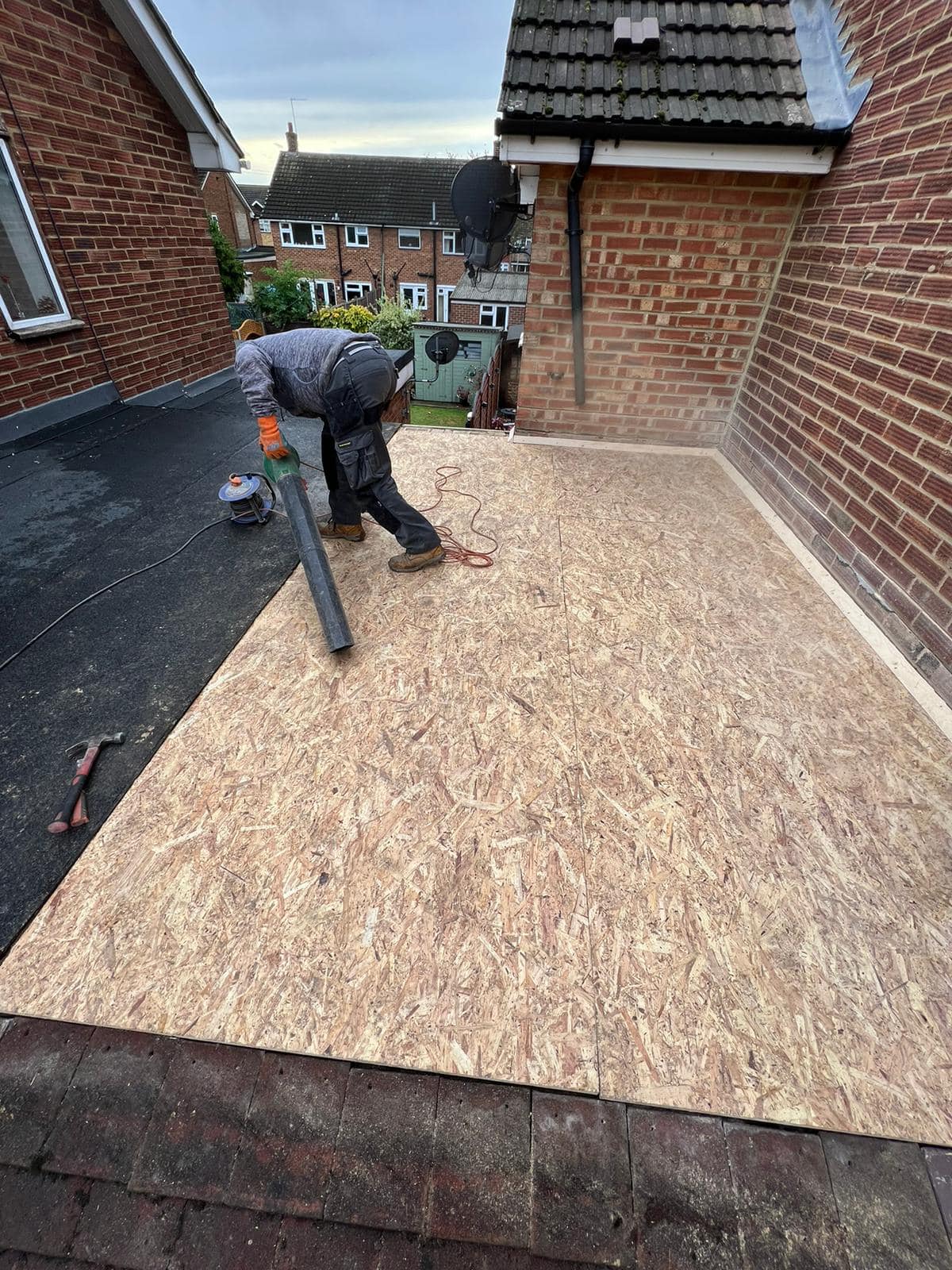 Flat roof coating in Brixton