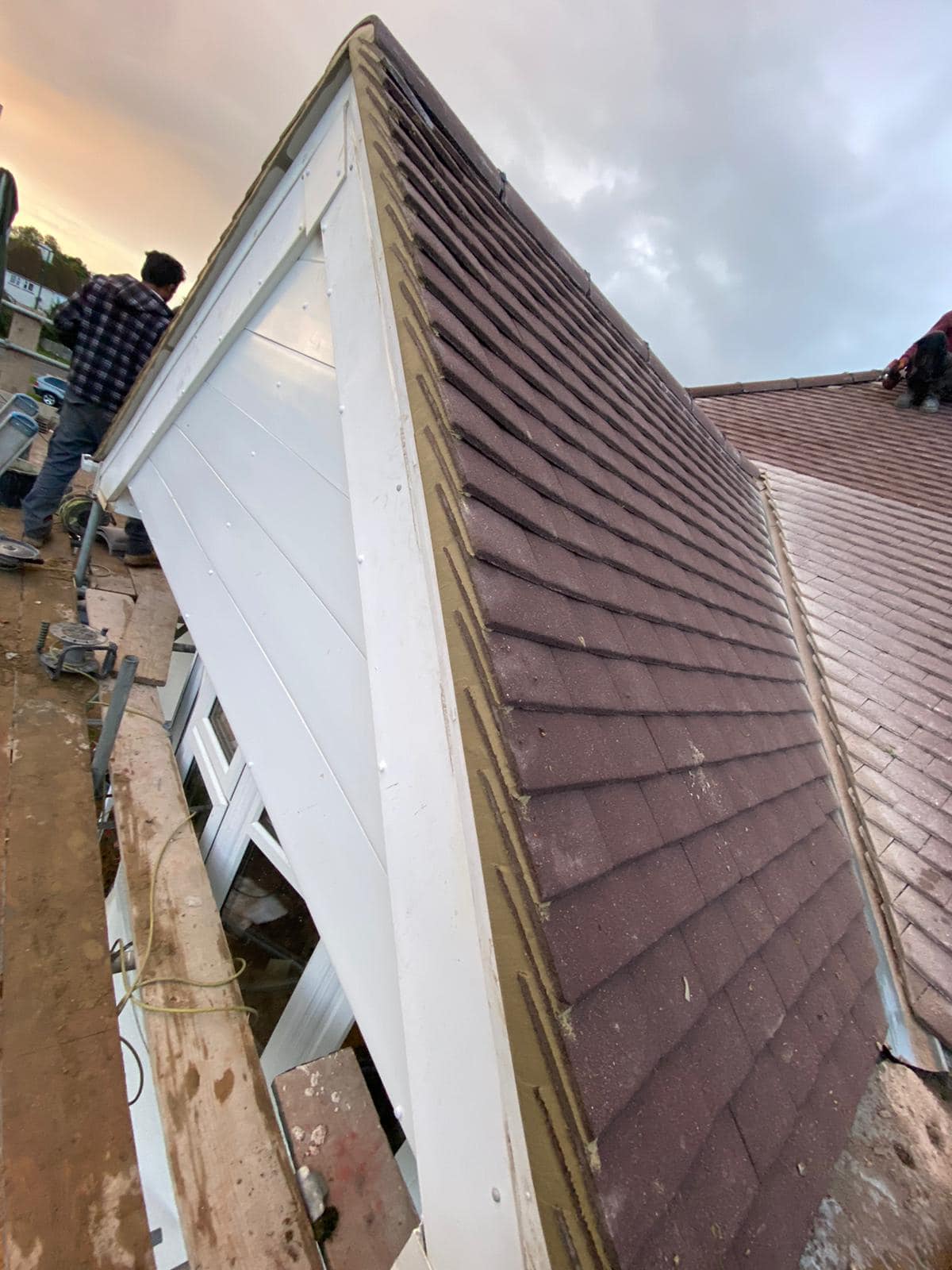 GRP fibreglass roof in Peckham
