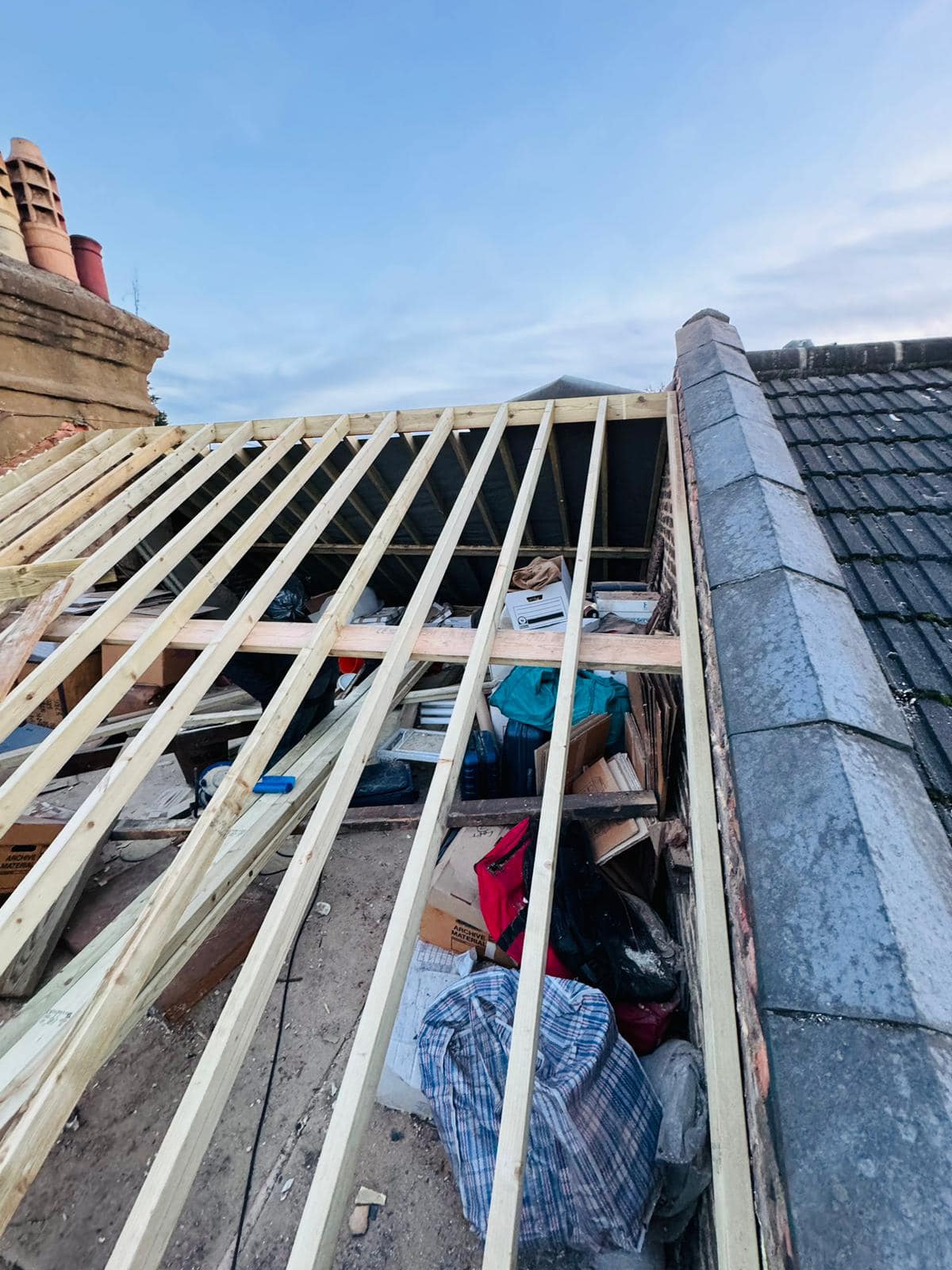 Lead flashing in Westminster