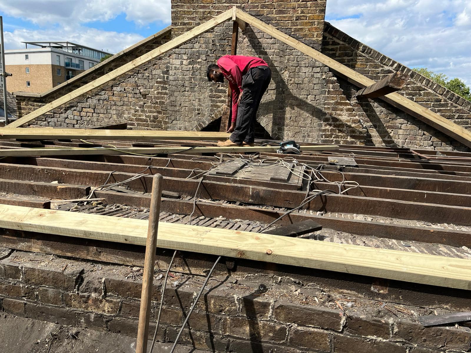 EPDM rubber roof in Stratford