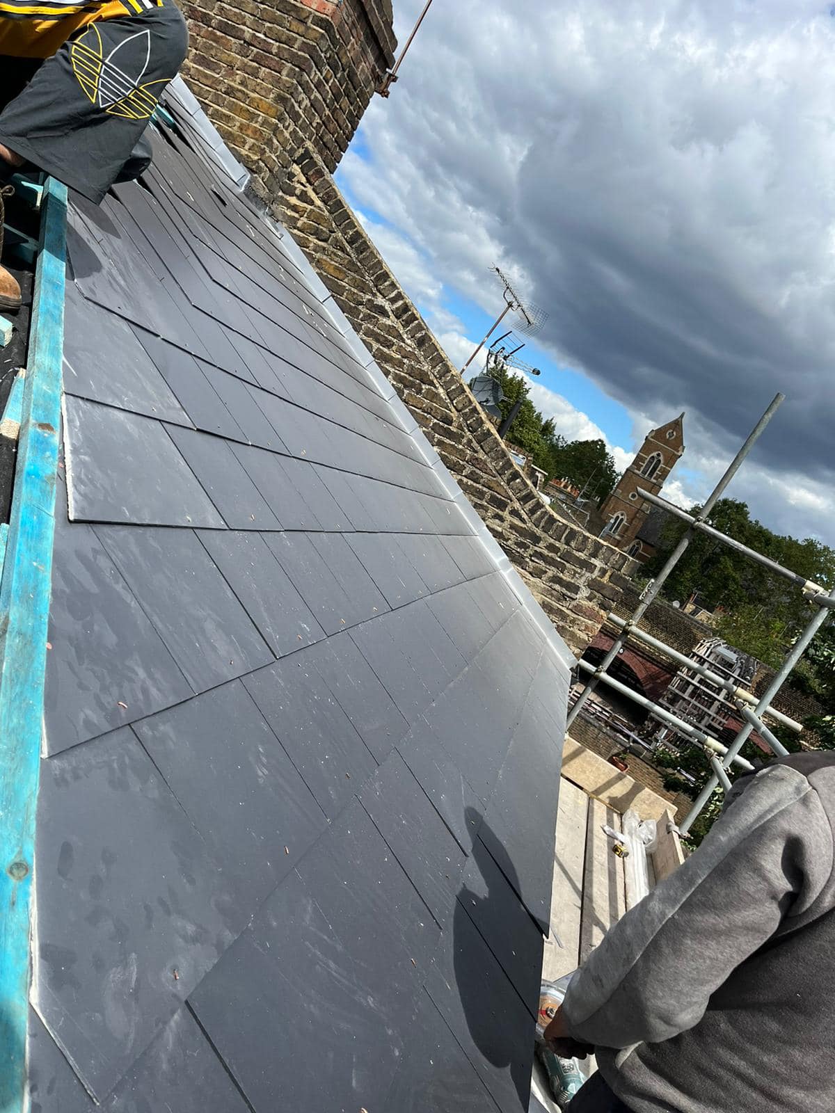 Storm damage repair in Battersea