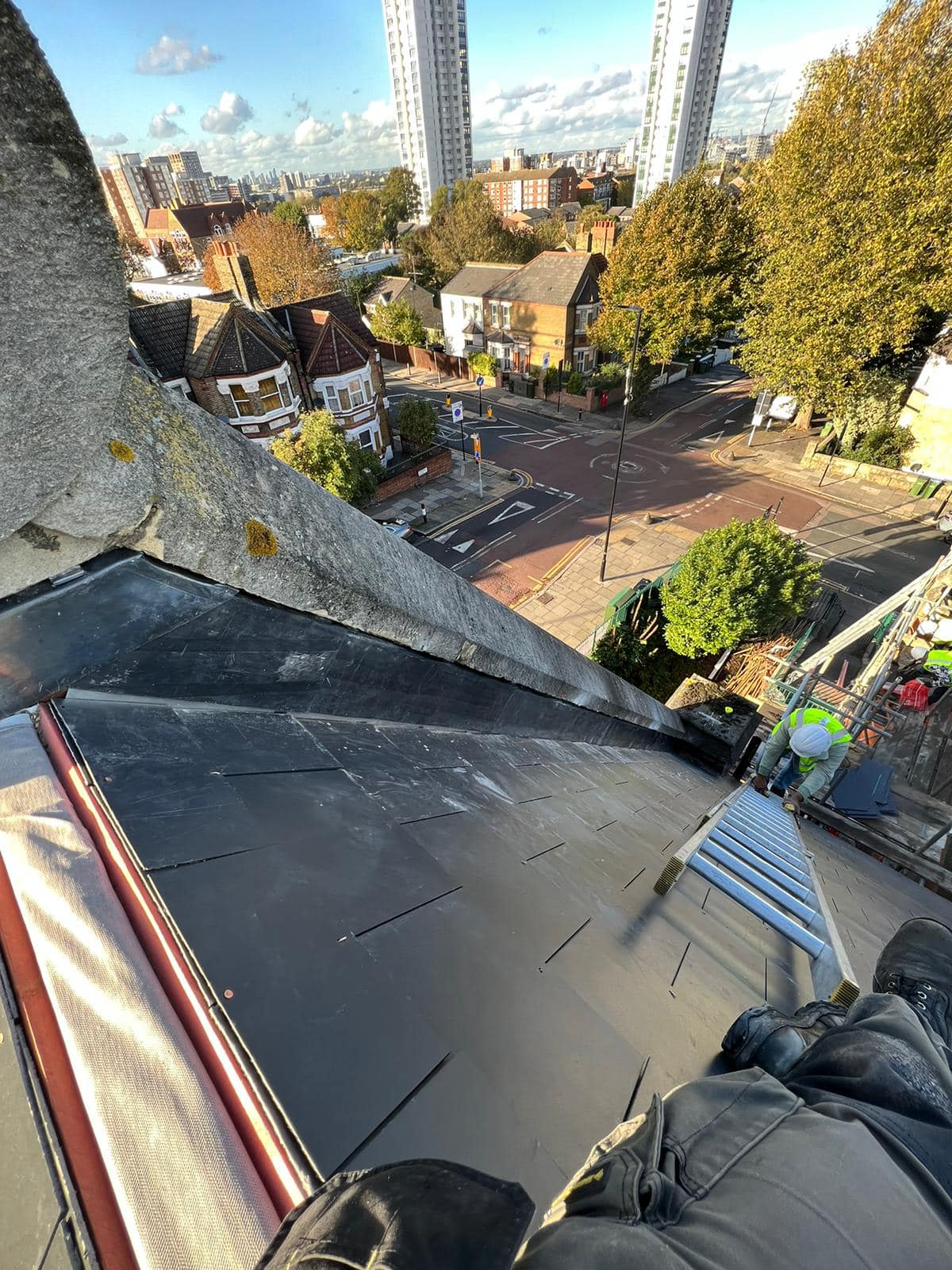 Roof repair completed in Bermondsey, South London