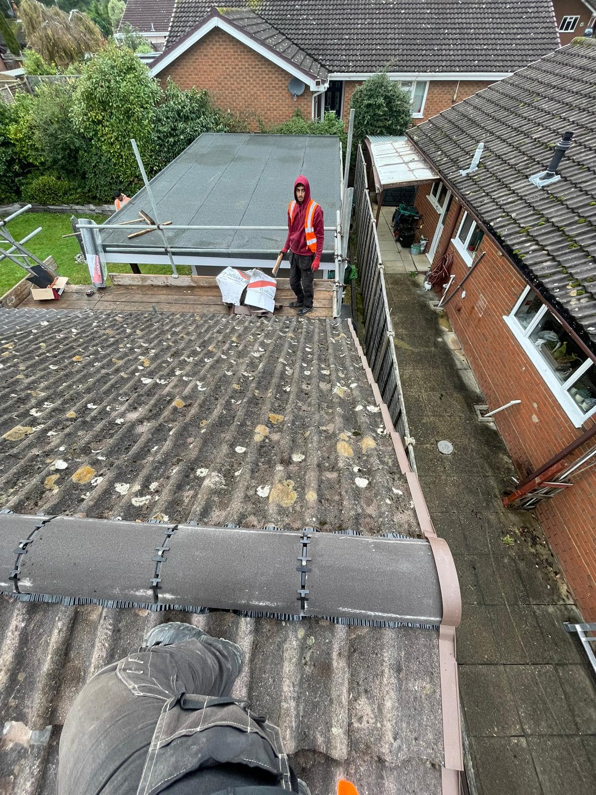Flat roof replacement in Croydon