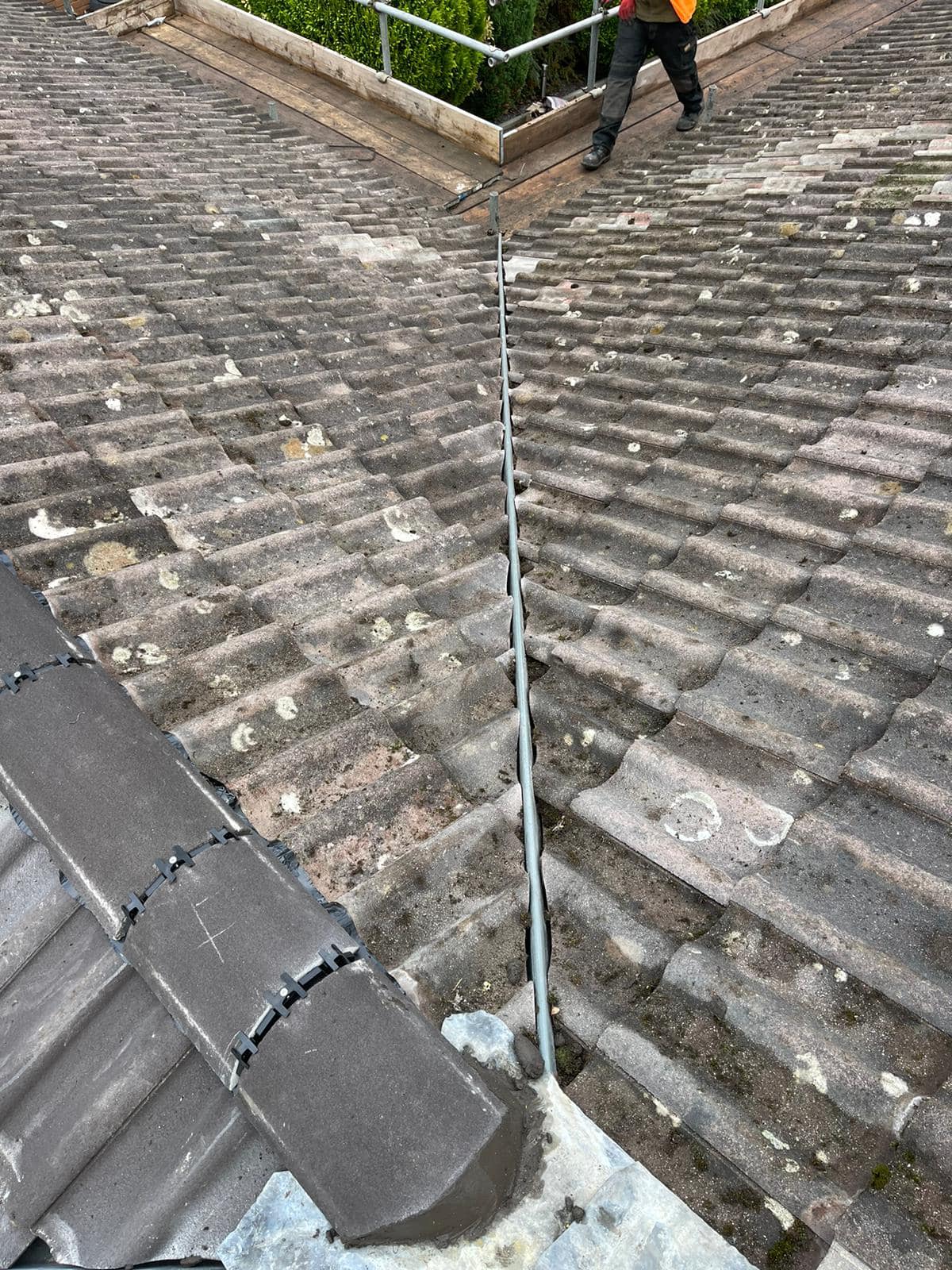 Lead flashing in Westminster