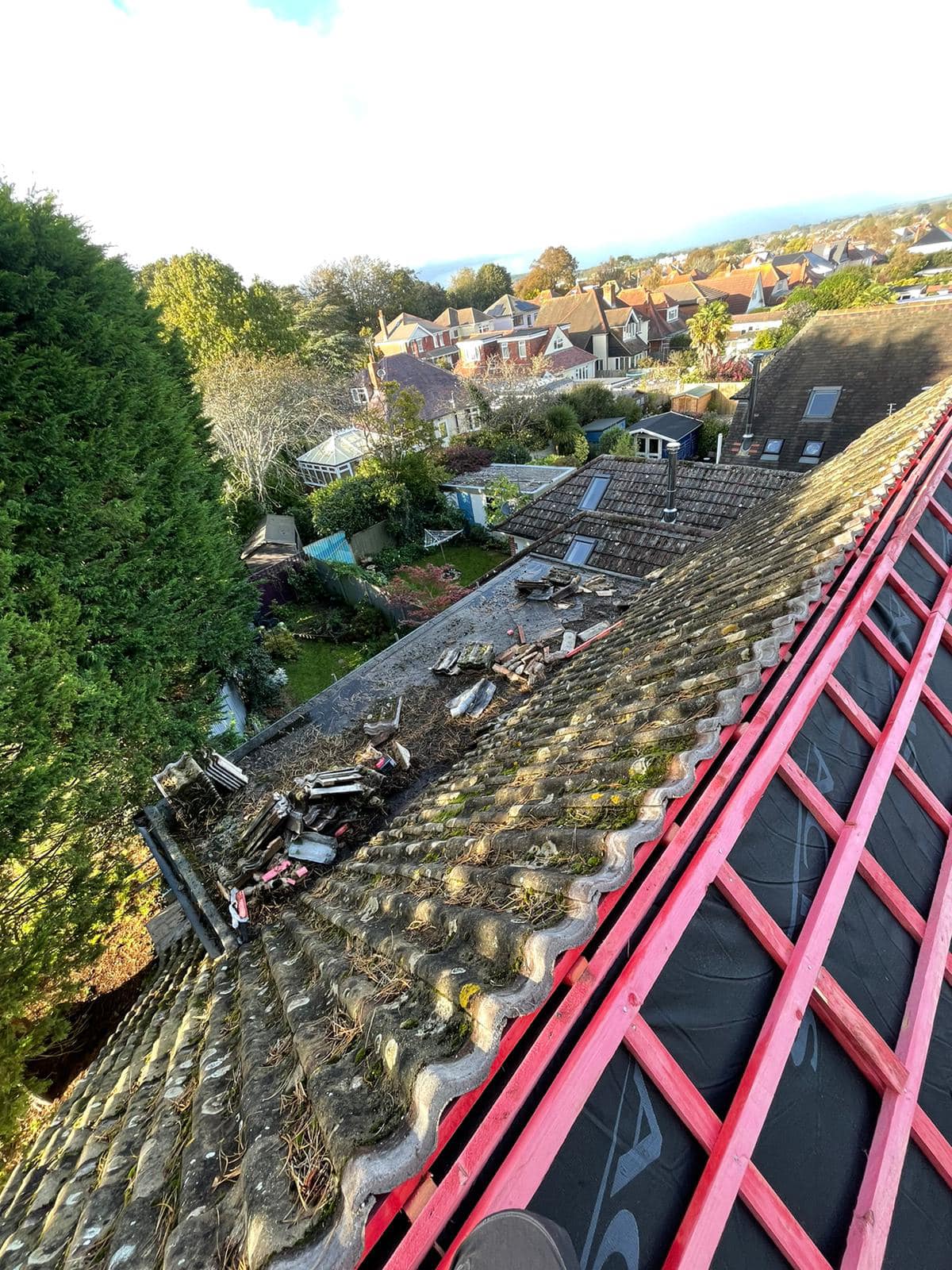 GRP fibreglass roof in Peckham