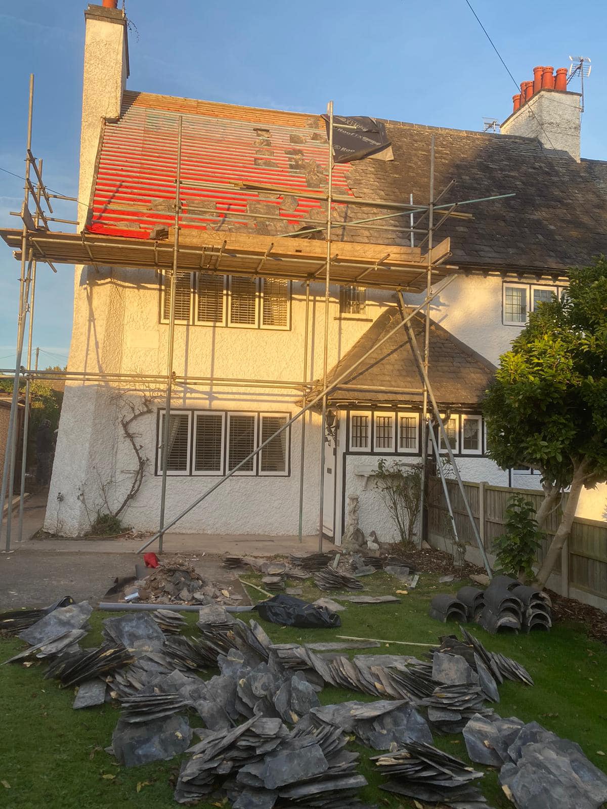 Storm damage repair in Battersea