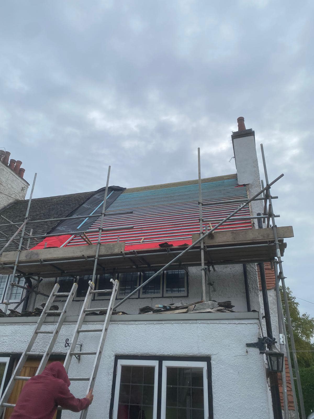 Slate roof restoration in Greenwich