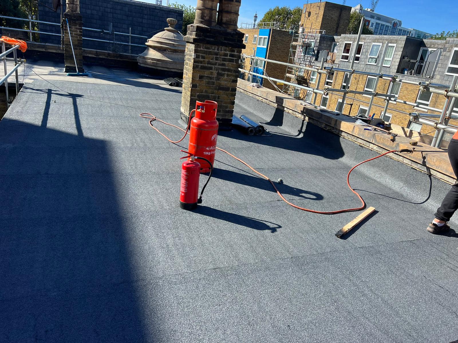 EPDM rubber roof in Stratford