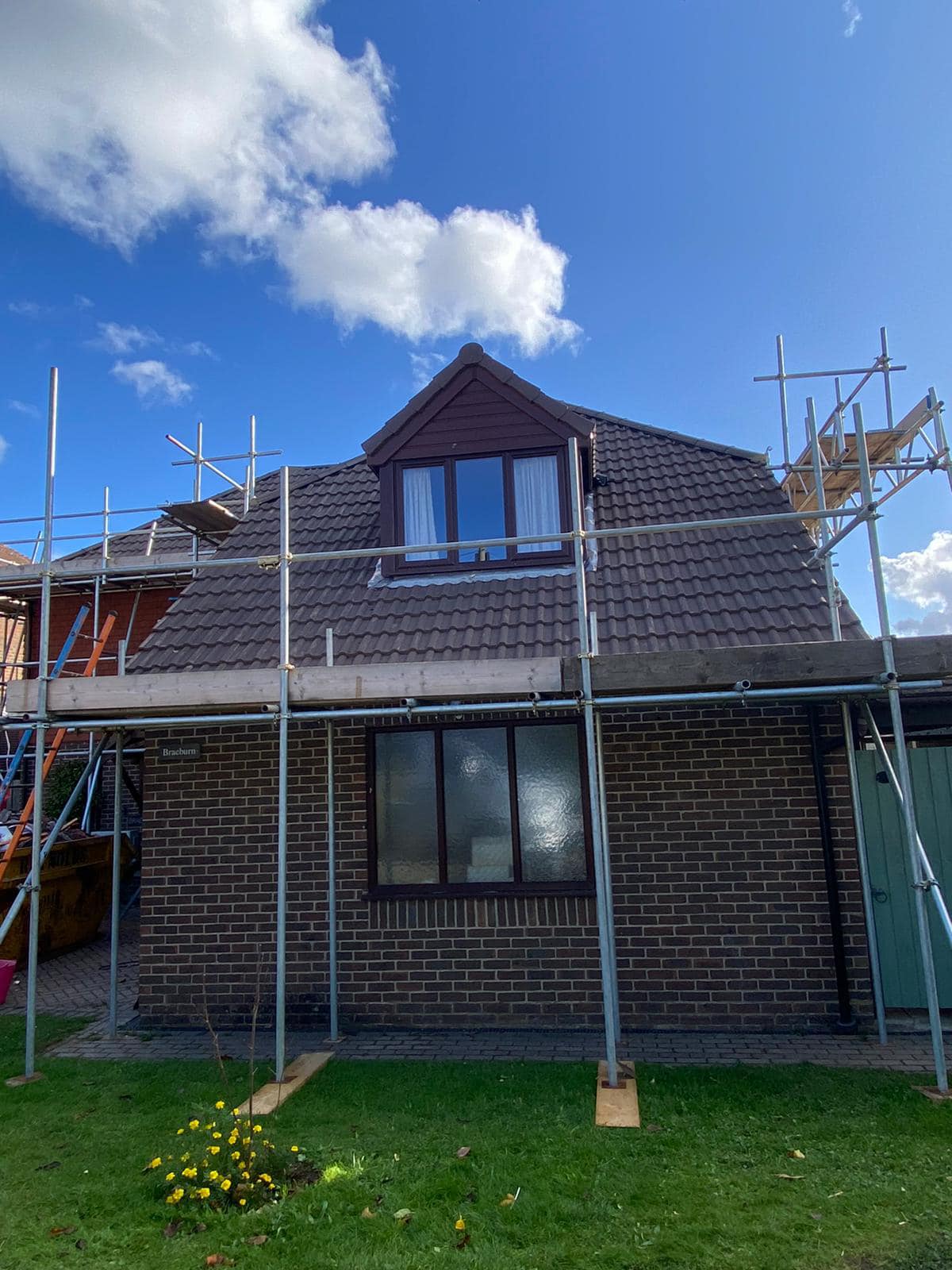 Professional roofers working on a property in London - KS Roof Master