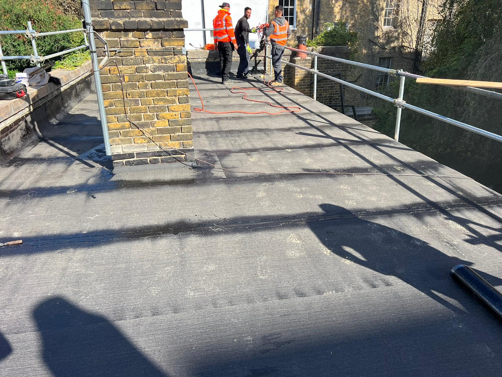 Flat roof replacement in Croydon