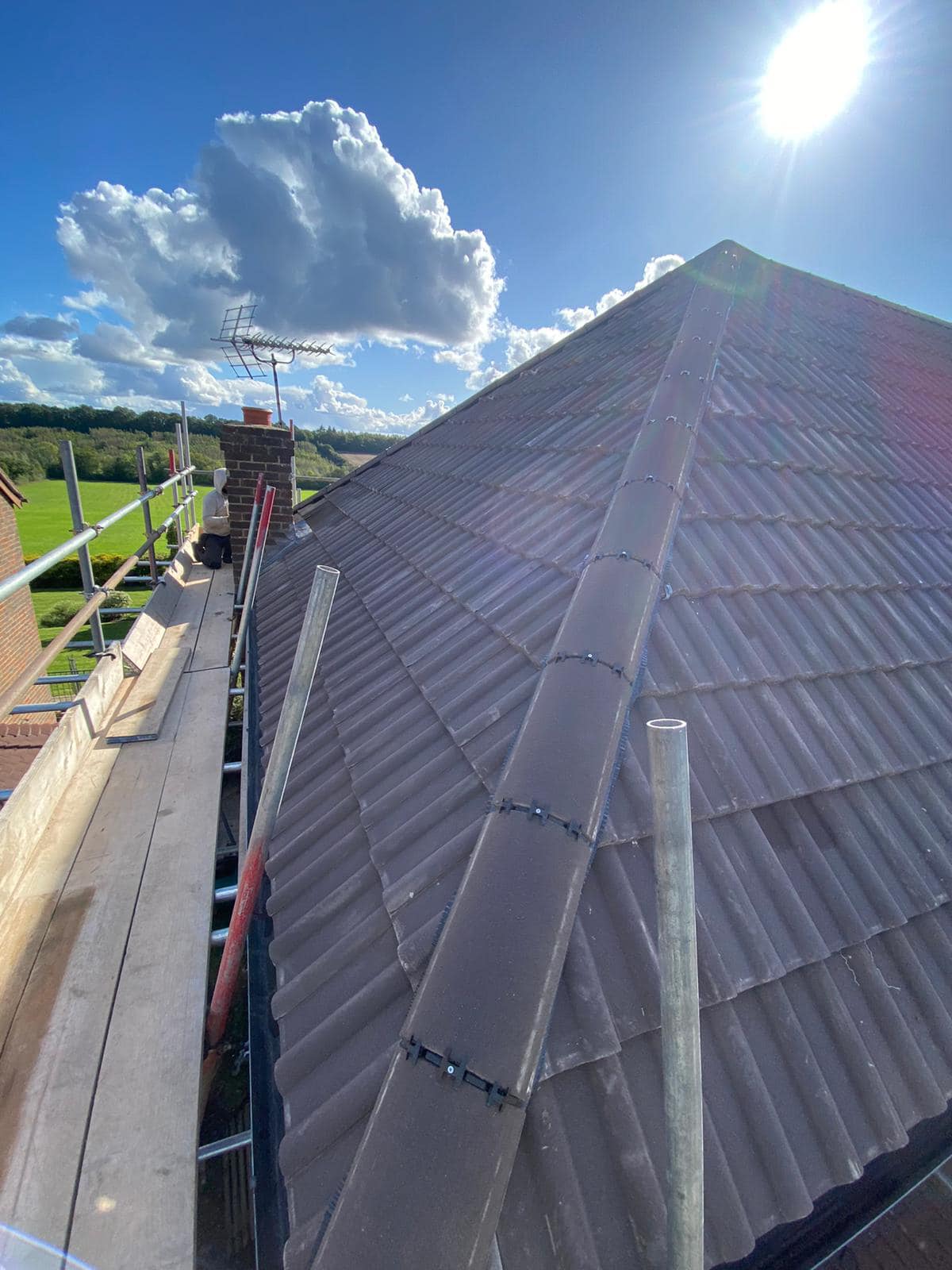 Flat roof replacement in Croydon