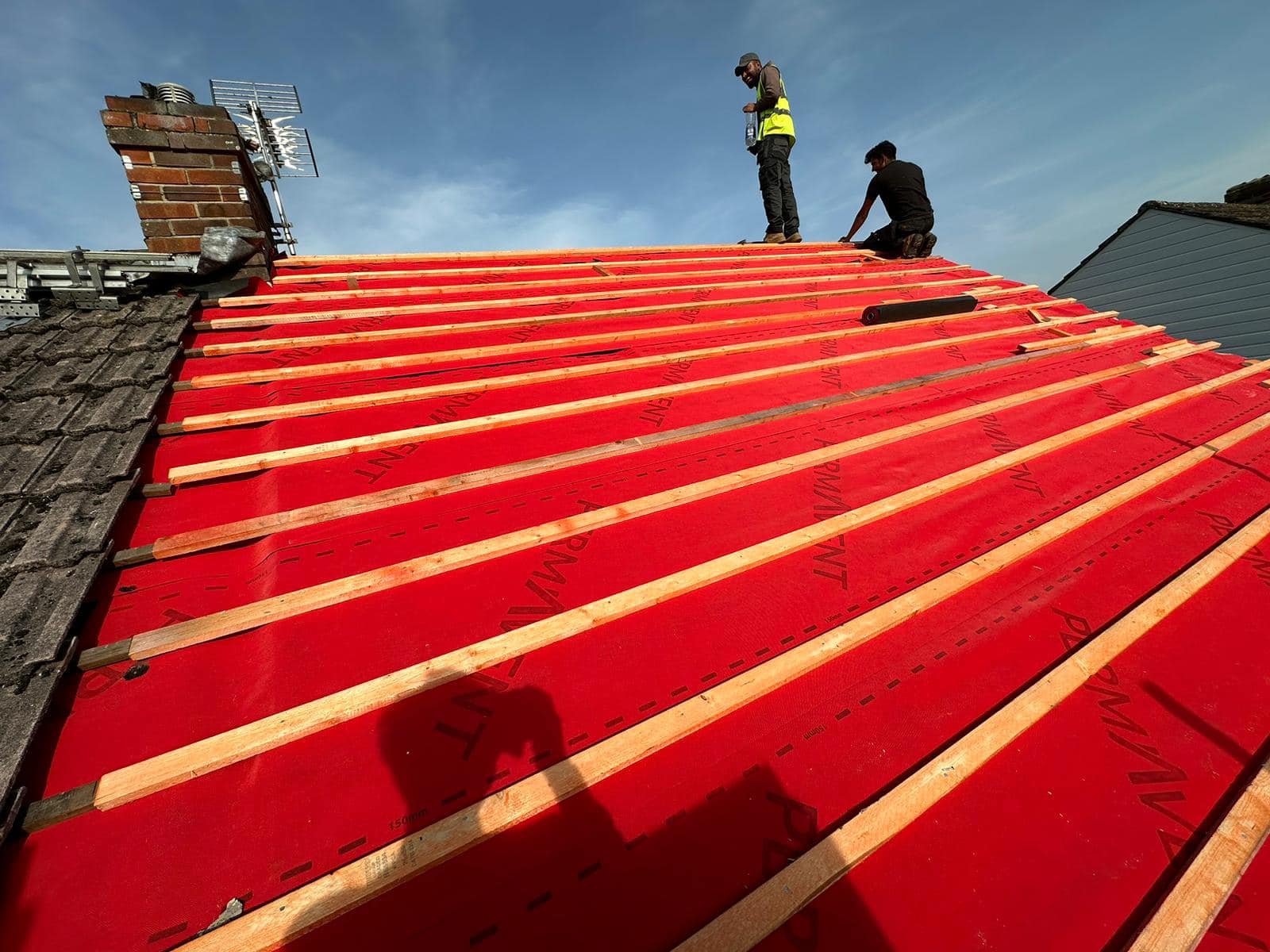 GRP fibreglass roof in Peckham