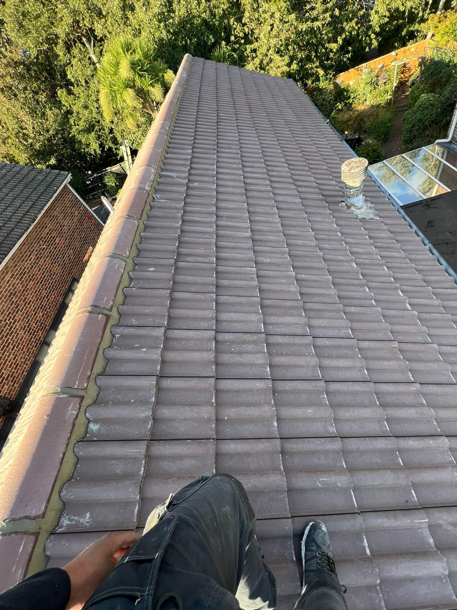 Commercial roof restoration in Canary Wharf