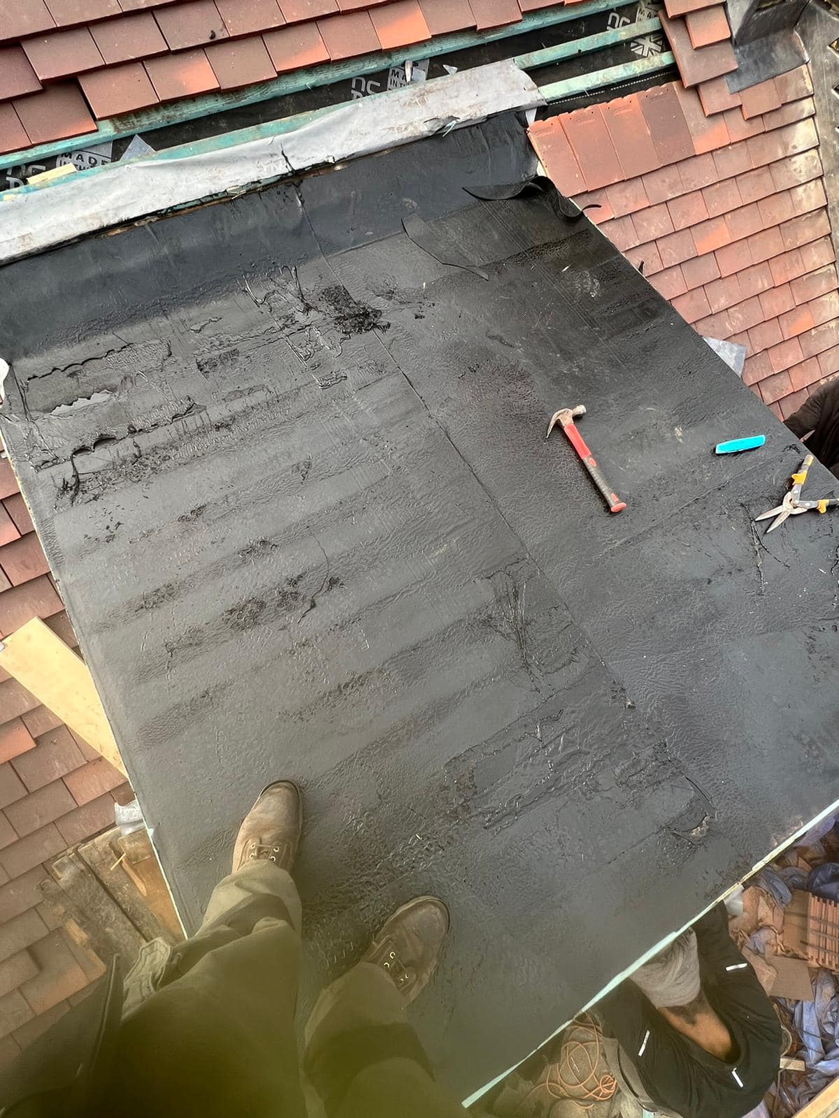 Lead flashing in Westminster