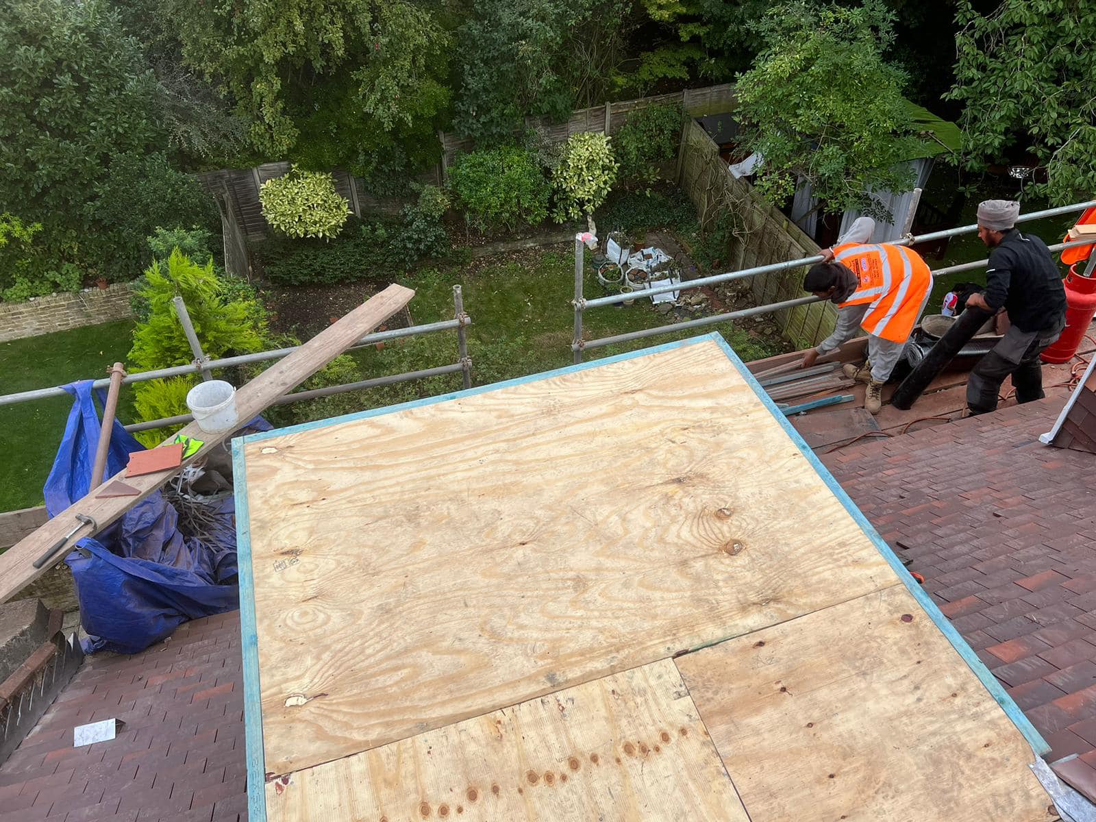Slate roof restoration in Greenwich