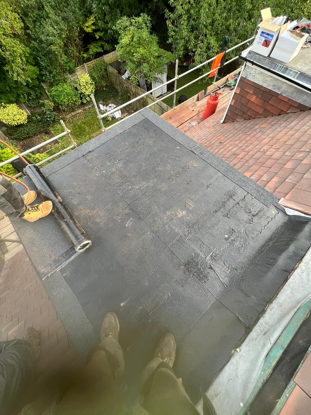 Flat roof coating in Brixton