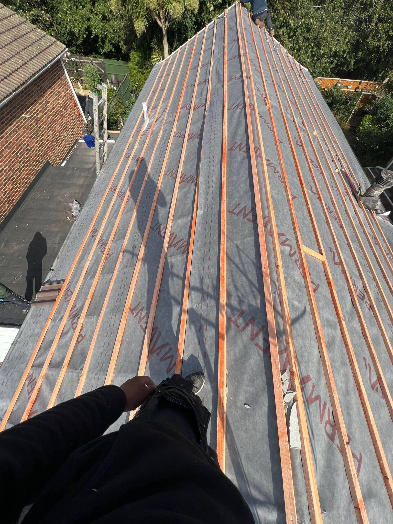 GRP fibreglass roof in Peckham