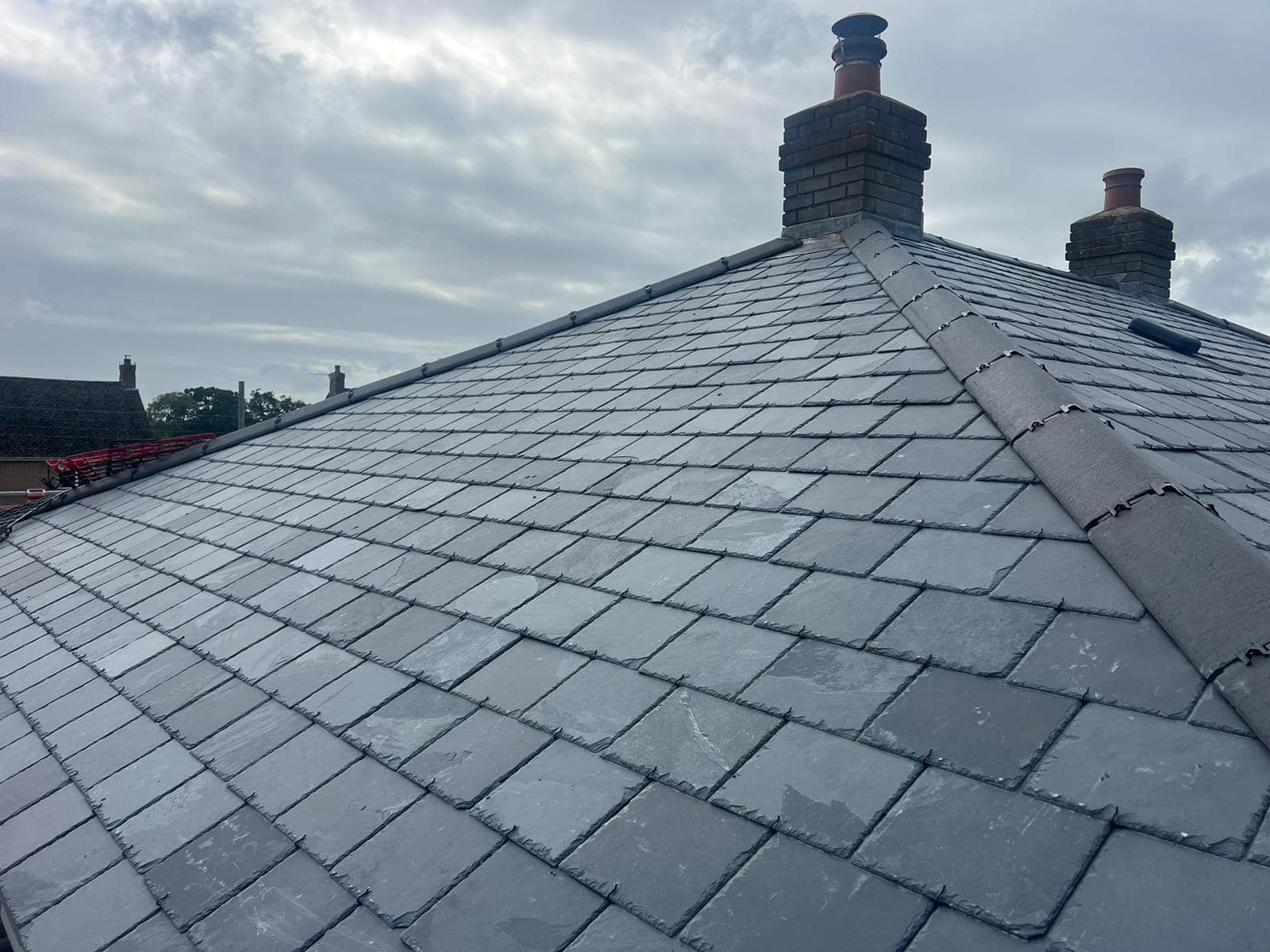 Slate roof restoration in Greenwich