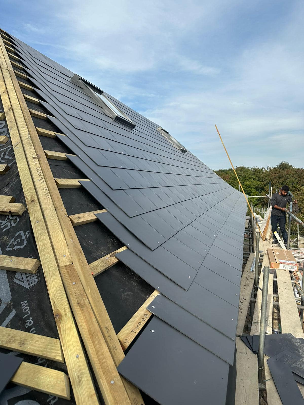 EPDM rubber roof in Stratford