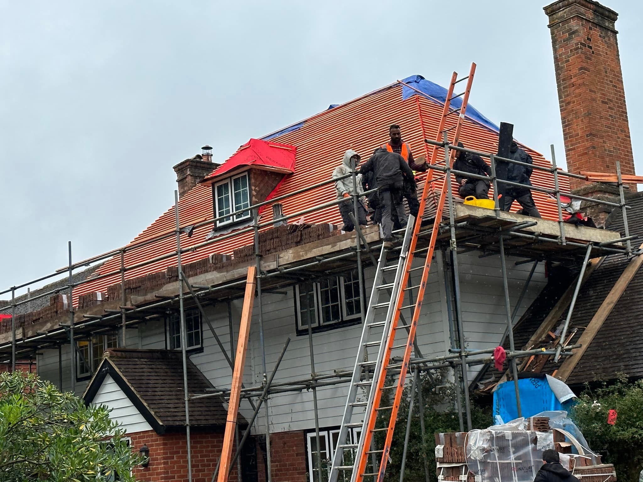 Commercial roof restoration in Canary Wharf