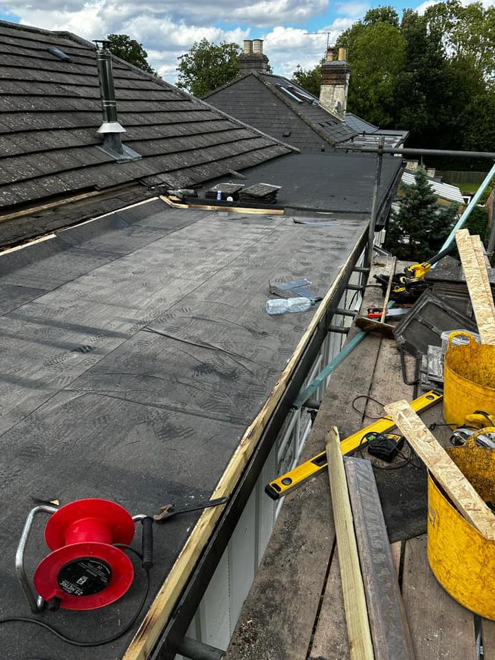 Flat roof coating in Brixton