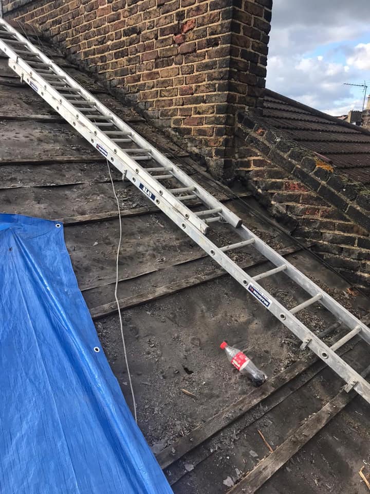 Slate roof restoration in Greenwich