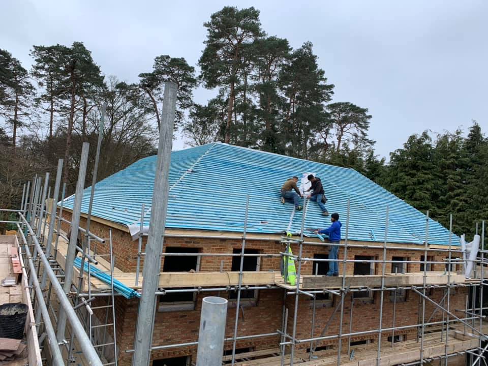 Slate roof restoration in Greenwich