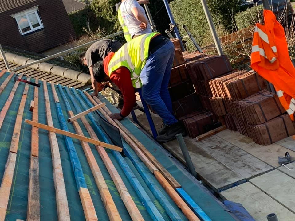 Slate roof restoration in Greenwich