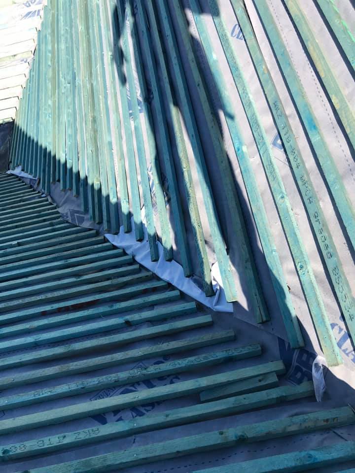 Slate roof restoration in Greenwich