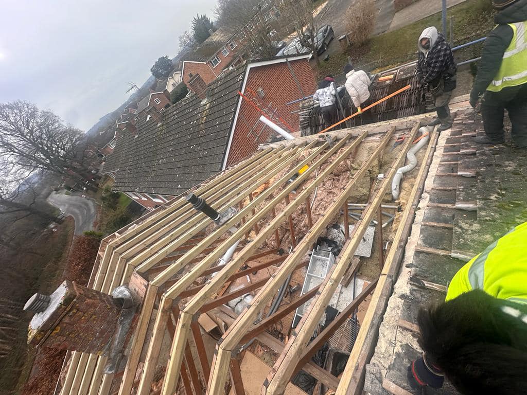 Storm damage repair in Battersea