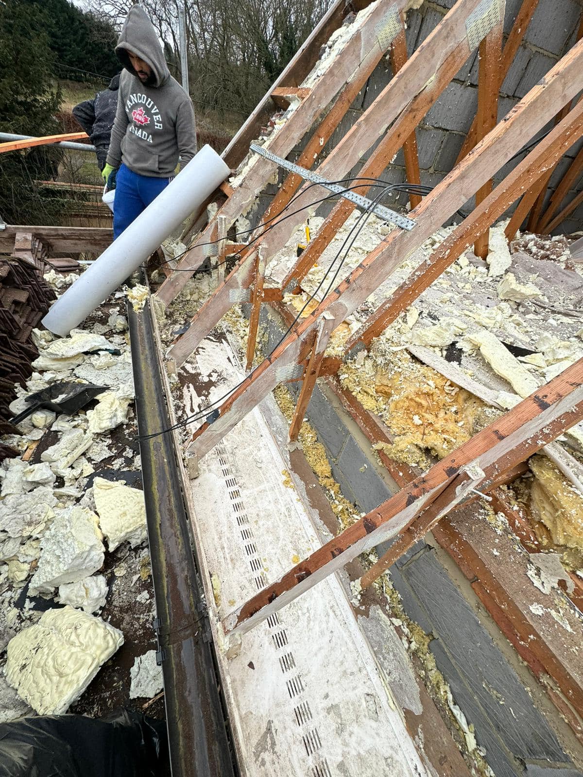 Lead flashing in Westminster
