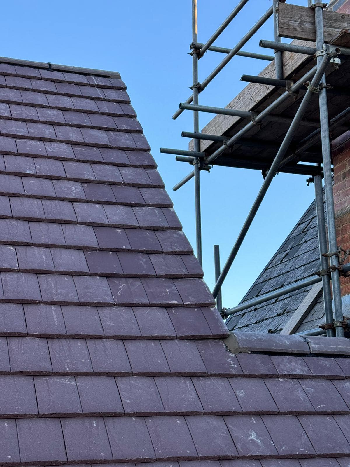 Slate roof restoration in Greenwich