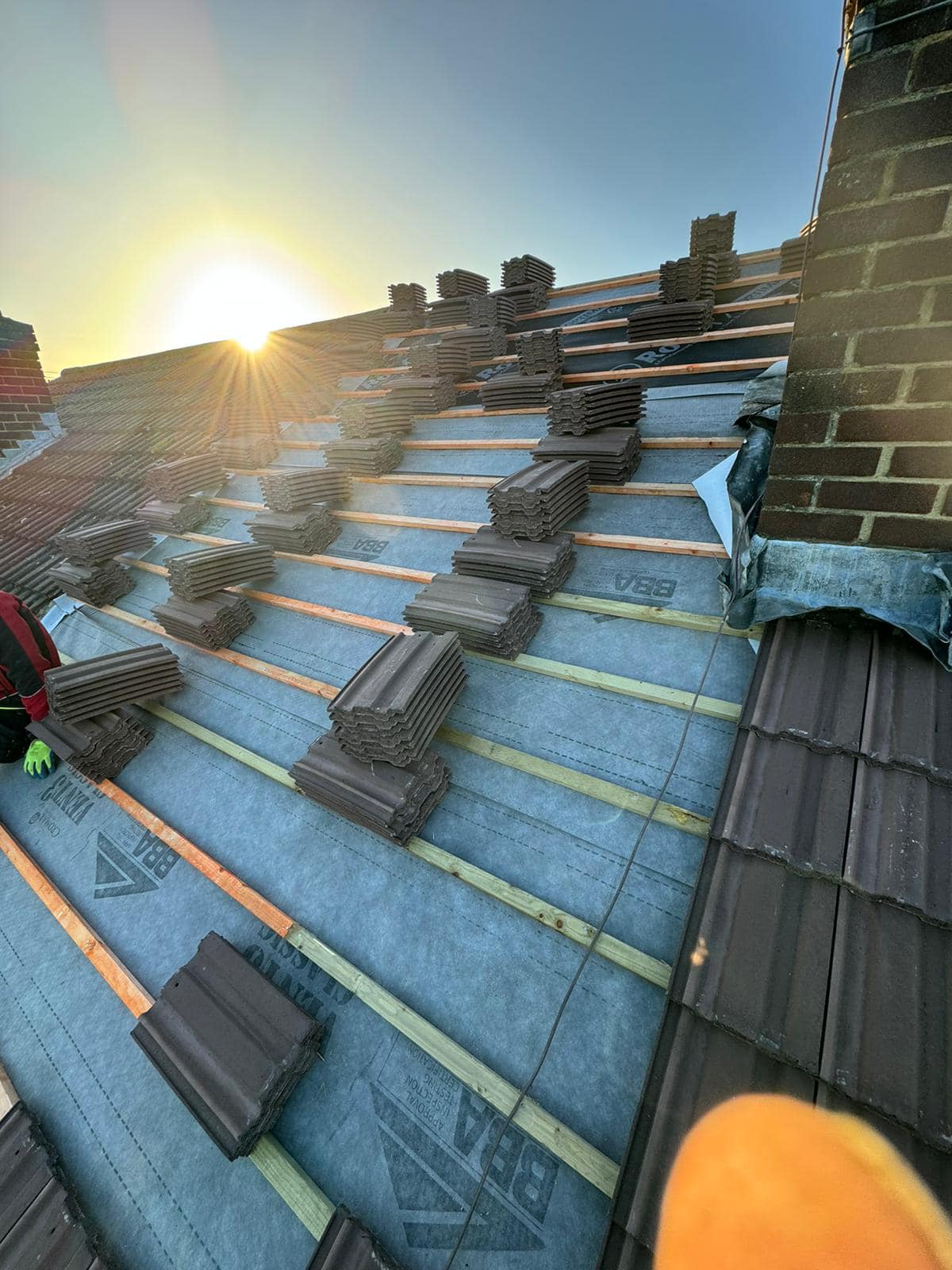 Roof repair completed in Bermondsey, South London