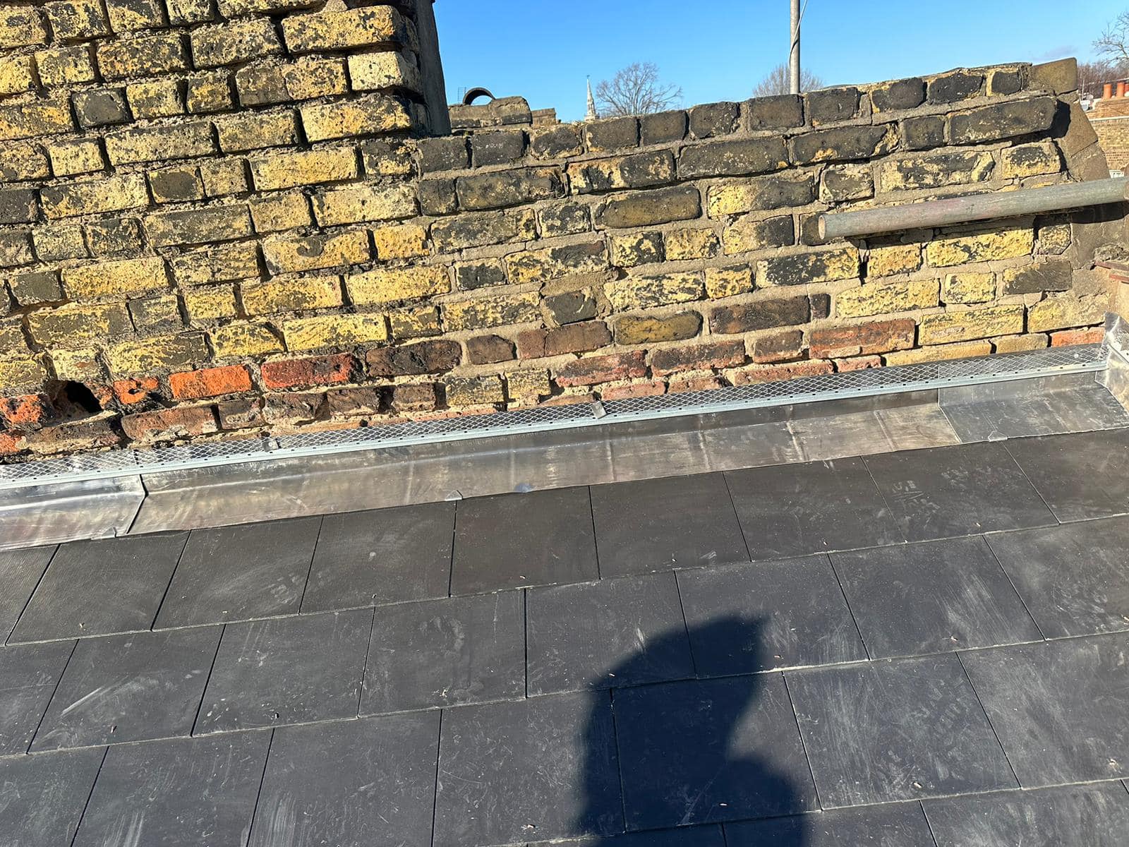 Lead flashing in Westminster