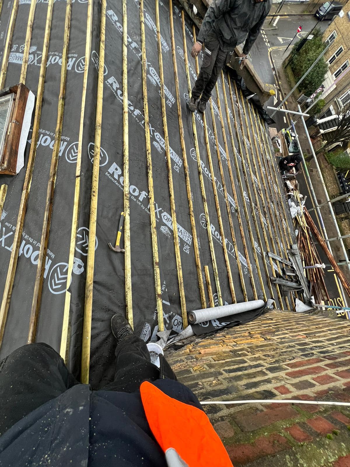 Flat roof coating in Brixton