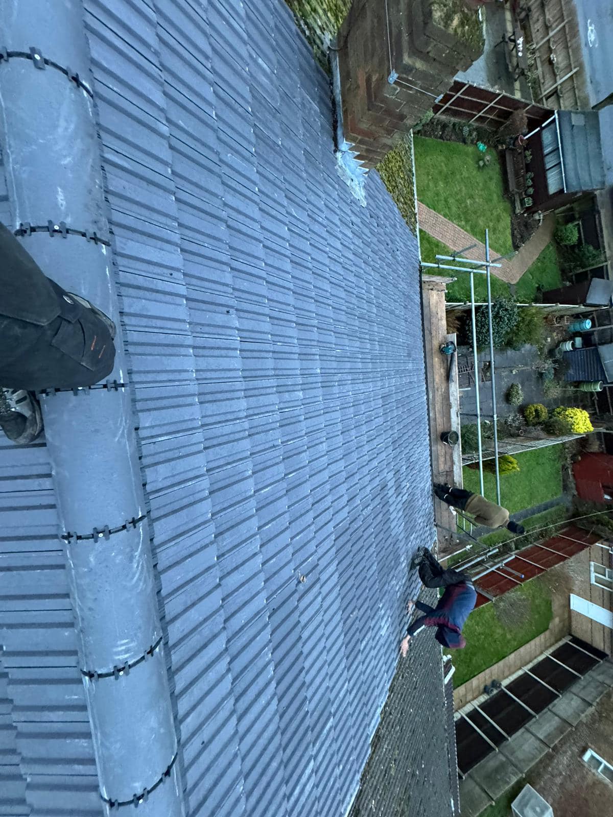 Slate roof restoration in Greenwich