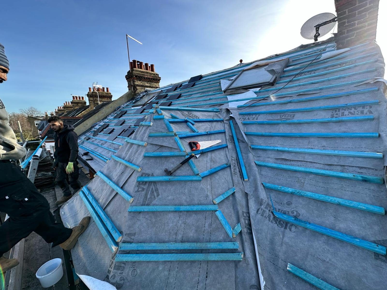 Flat roof replacement in Croydon