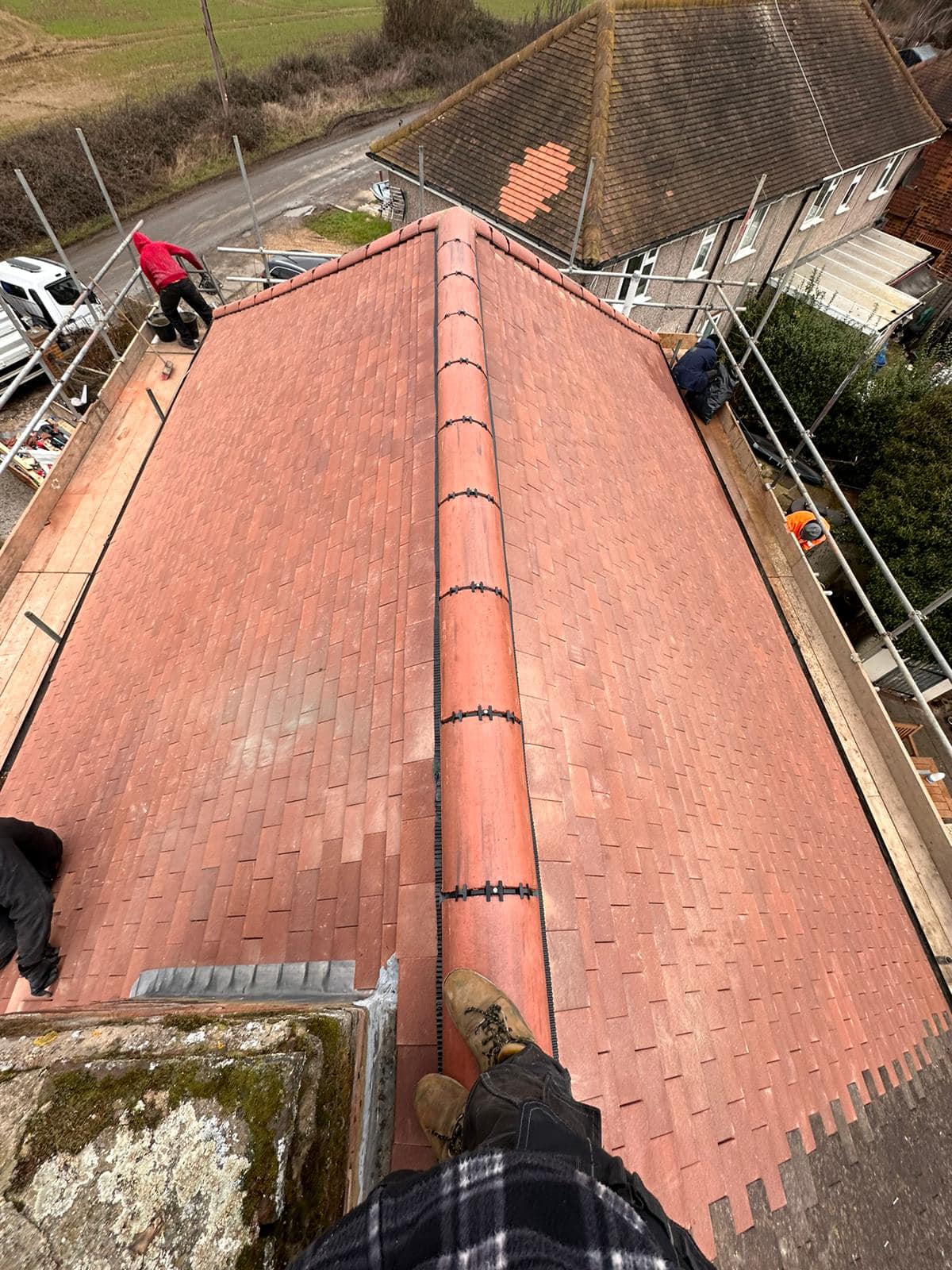 Lead flashing in Westminster