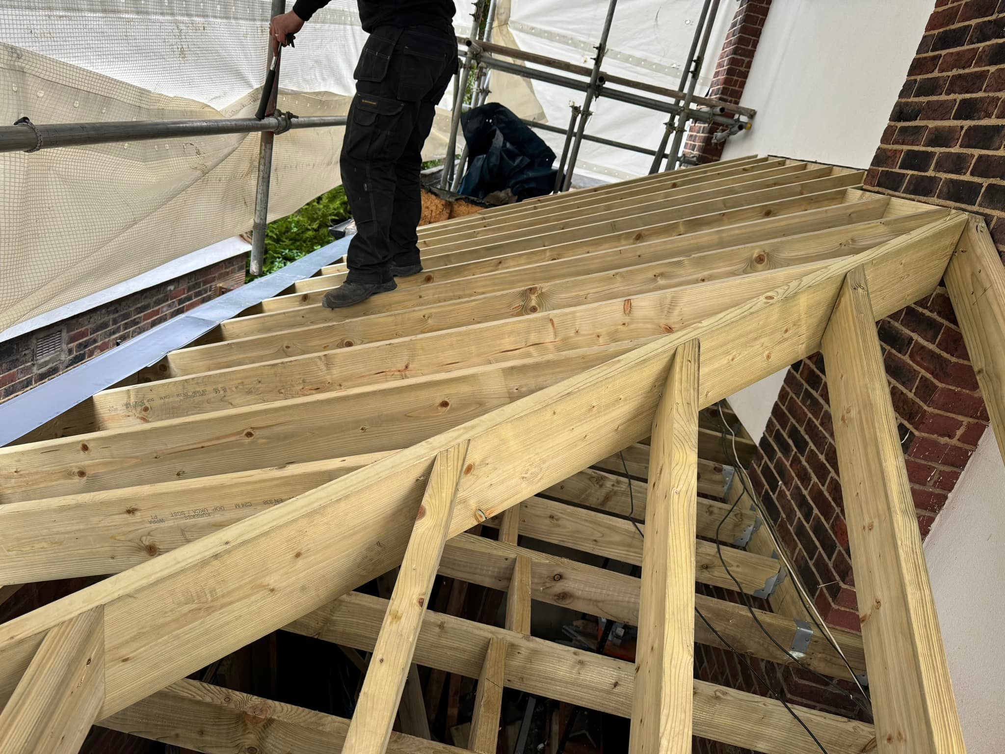 Flat roof replacement in Croydon