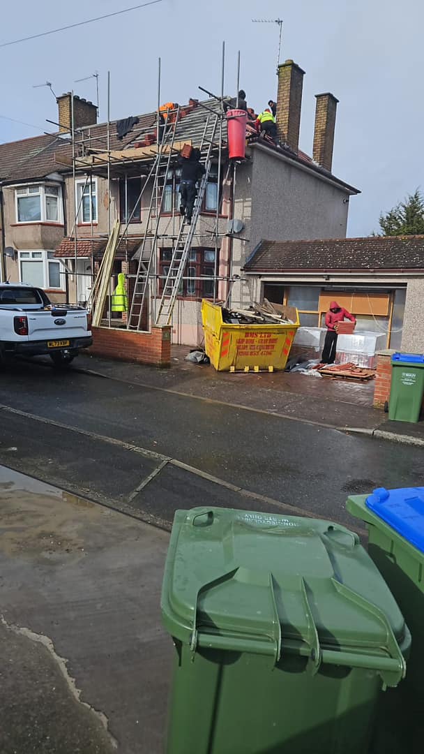 Storm damage repair in Battersea