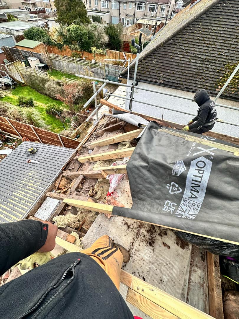 EPDM rubber roof in Stratford