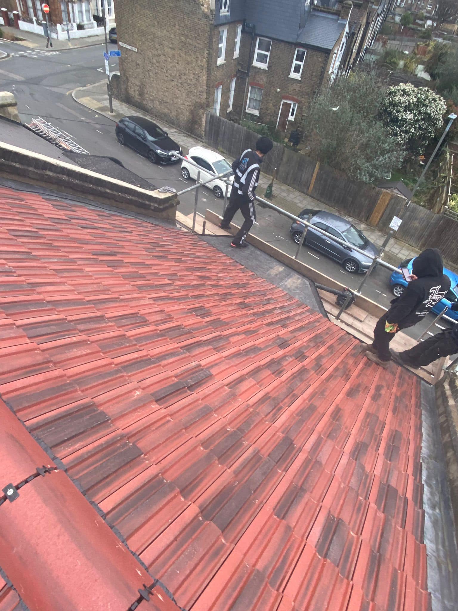 Slate roof restoration in Greenwich